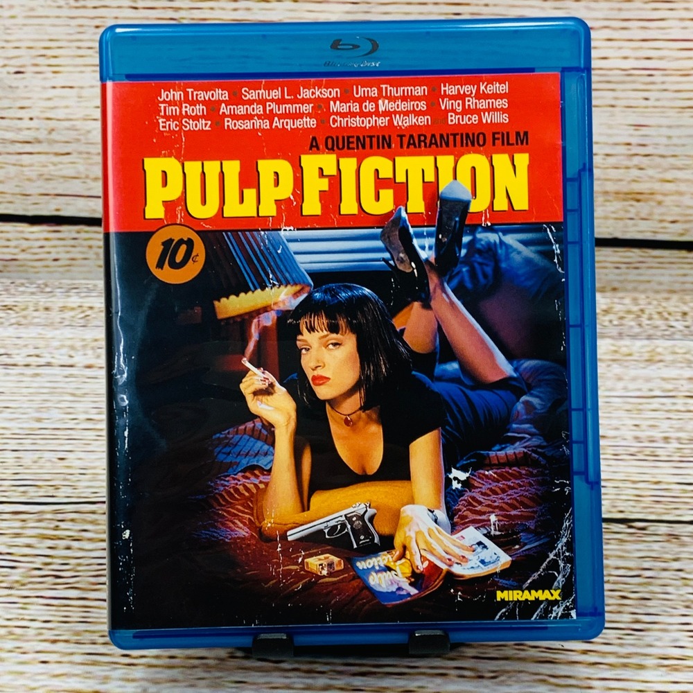 Pulp‎ Fiction [1994 Blu-ray] Tarantino Film Lionsgate Movie Over 6 Hours Bonus